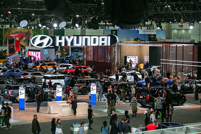 Los Angeles Auto Show Main Hall Exhibits