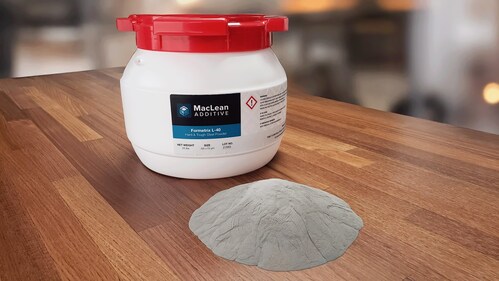 L-40 tool steel powder developed by MacLean-Fogg for additive manufacturing and die casting applications in the automotive industry.