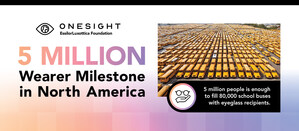 The OneSight EssilorLuxottica Foundation Celebrates Providing Clear Vision to Five Million Wearers in North America