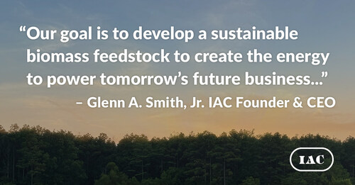 Our goal is to develop a sustainable biomass feedstock to create the energy to power tomorrow's future business.