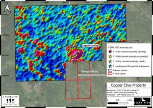 VTEM SURVEY HIGHLIGHTS NEW HIGH-POTENTIAL AREA FOR BASE METALS DISCOVERY