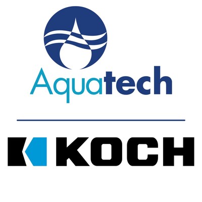 Aquatech and Koch logos