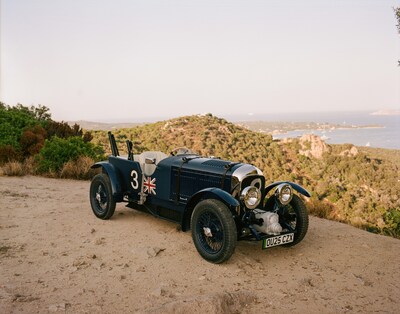 Bentley Blower Jnr at Hedley Studios' first dedicated European retail space in Porto Cervo, Sardinia