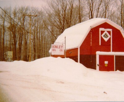 Historic Kinley Oil Co. barn in Western New York, a reminder of the company’s early years.