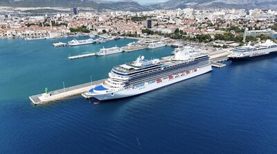 Oceania Allura in port in Split, Croatia