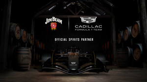 JIM BEAM AND THE CADILLAC FORMULA 1® TEAM ANNOUNCE GLOBAL PARTNERSHIP, FUELING A VISION TO REACH NEW AUDIENCES