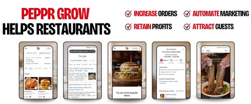 With Peppr Grow, independent restaurants can attract more guests, increase sales, retain profits, and automate their marketing. With Peppr Grow, independent restaurants can attract more guests, increase sales, retain profits, and automate their marketing.