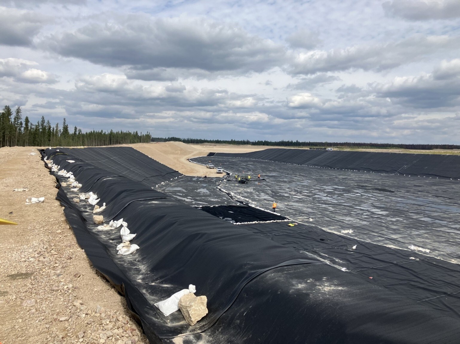 Tailings Area Water Management Pond (CNW Group/Foran Mining Corporation)