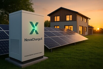 “NovaChargeX hybrid energy system — residential showcase”