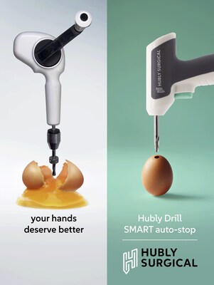 Your hands deserve better. Hubly Drill SMART Auto-Stop.