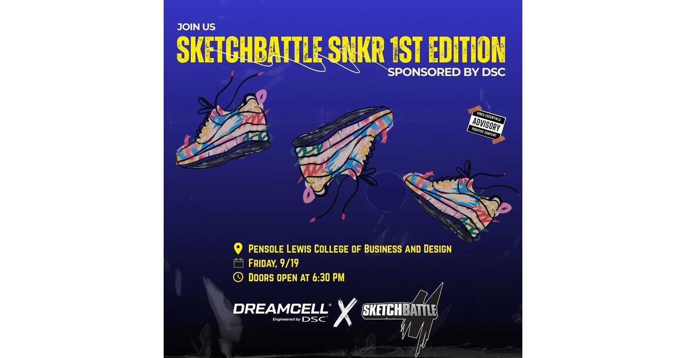 DREAMCELL&reg;, Engineered by DSC&reg; Sponsors First-Ever Sketchbattle SNKR, the Fight Club of Design for Sneaker Creatives