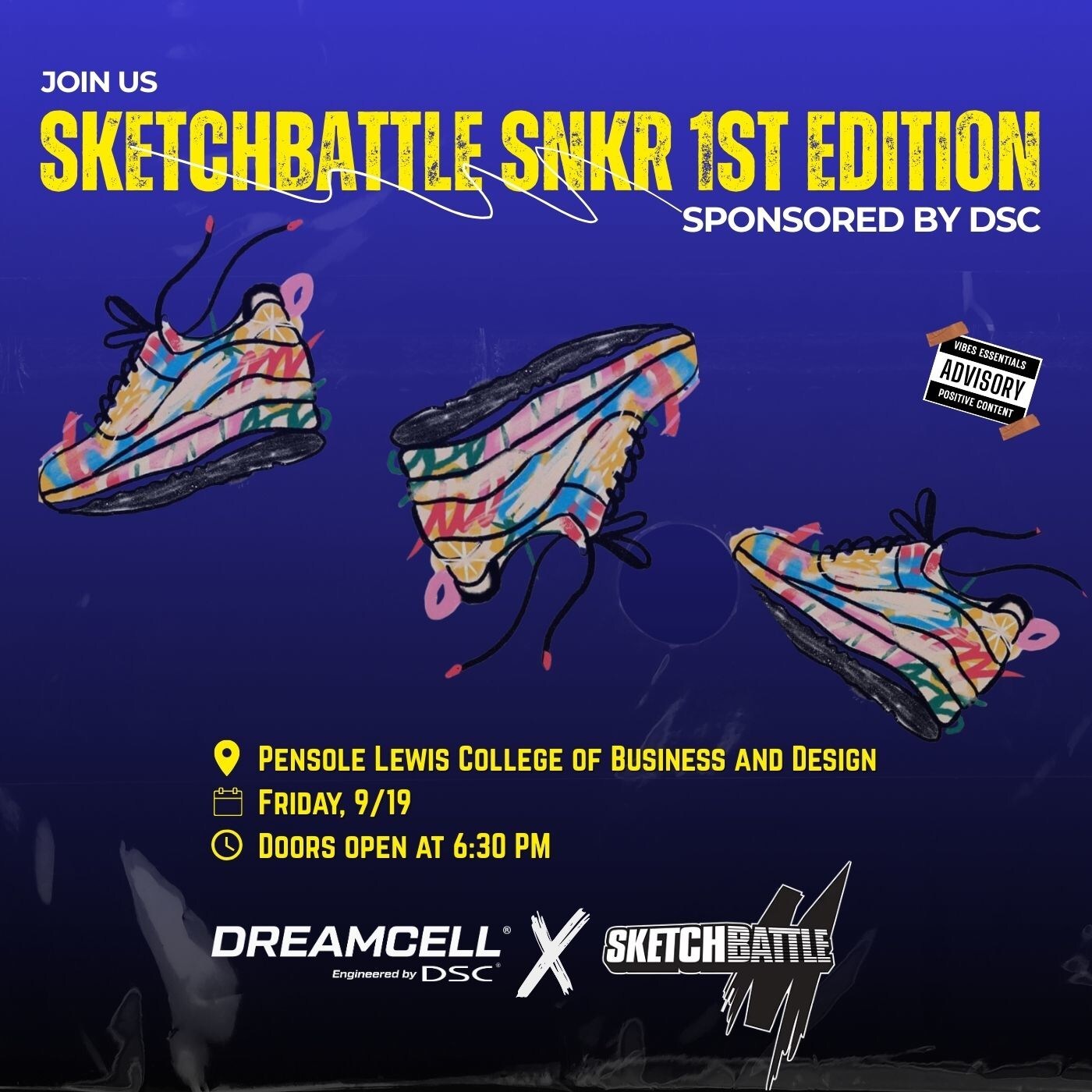 DREAMCELL®, Engineered by DSC® Sponsors First-Ever Sketchbattle SNKR, the "Fight Club of Design" for Sneaker Creatives