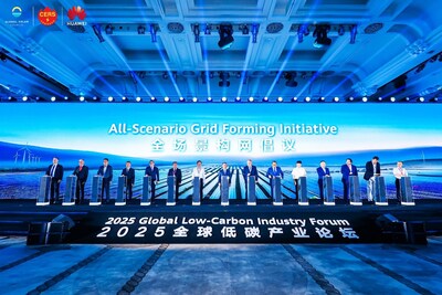 Inaugural ceremony for the all-scenario grid forming initiative (PRNewsfoto/Huawei) Inaugural ceremony for the all-scenario grid forming initiative (PRNewsfoto/Huawei)