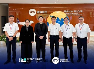 YTO Cargo Airlines, a Top 5 Chinese Carrier, Joins WebCargo by Freightos, Boosting Digital Access to China-South Asia