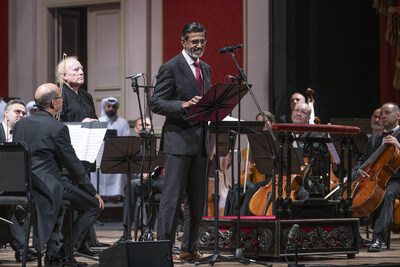 Mohammed Al Kuwari, Advisor on Latin America to Years of Culture, attended Qatar Philharmonic Orchestra’s debut at Teatro Colón