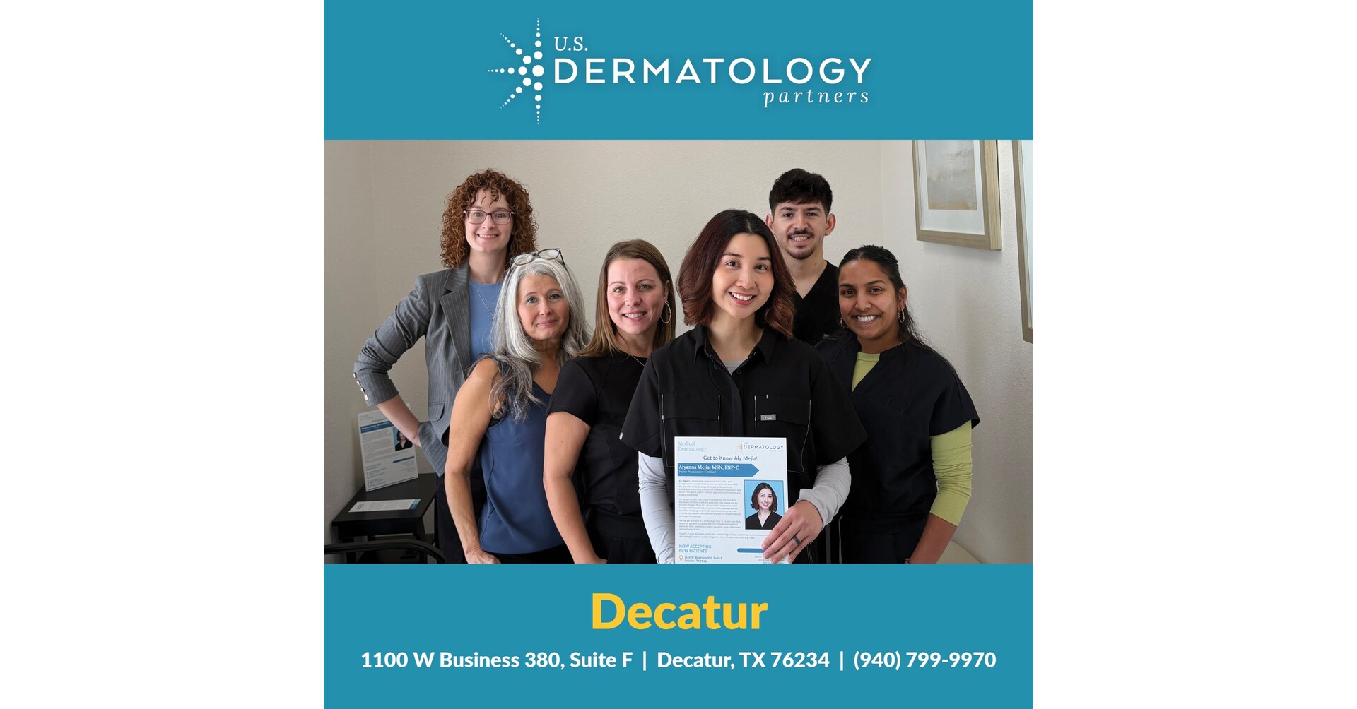 U.S. Dermatology Partners Opens New Office in Decatur, Texas