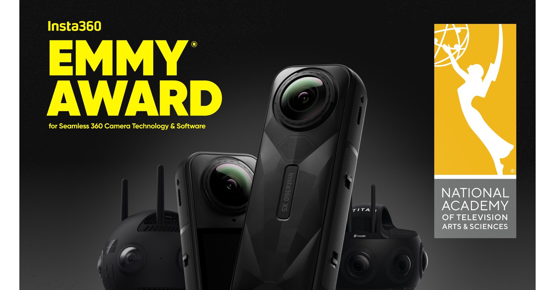 Insta360 Wins Emmy&reg; Award for Innovative 360 Camera Technology and Seamless Software