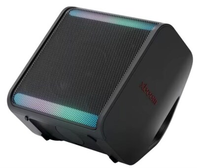 LG xboom Stage 301: A powerhouse built for gatherings, busking, or karaoke, with a 6.5-inch woofer and dual midrange drivers. It delivers rich audio with flexible positioning and a replaceable 12-hour battery. Price: $299.99