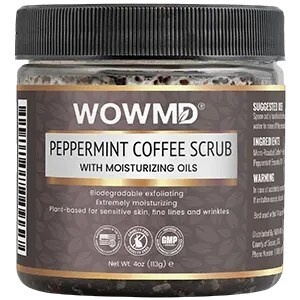 WOWMD Peppermint Coffee Scrub