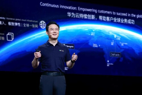 Charles Yang, Senior Vice President of Huawei and President of Huawei Cloud Global Marketing and Sales Service (PRNewsfoto/HUAWEI CLOUD)