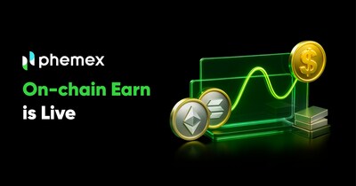 Phemex Introduces On-chain Earn to Streamline Staking and Improve Capital Efficiency (PRNewsfoto/Phemex)