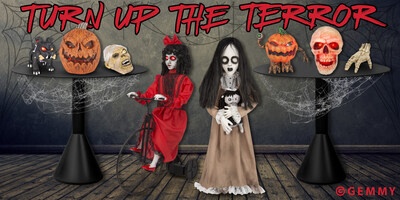 Let the haunting begin with an action-packed line-up of animated Halloween décor designed by Gemmy. This dynamic collection of battery-operated, indoor Halloween decorations delivers all the dreadful vibes and can be found exclusively at The Home Depot.
