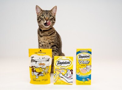 TEMPTATIONS™ brand always brings the fun to treat time, making every bonding moment irresistible to feline friends nationwide.