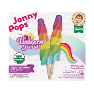JonnyPops Launches Magical New Products: Unicorn Twist Pops and First-Ever Freeze Dried Minis