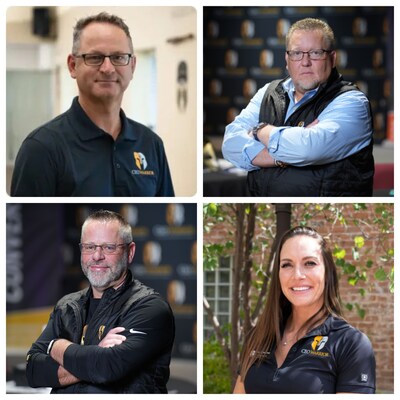 CEO Warrior master advisors Eric Corbett (clockwise from top left), Kevin Hill, Jackie Sponsler and Jason Noel host the training company's War Planning workshop Oct. 21-22 to help home service business owners drive sustainable growth.