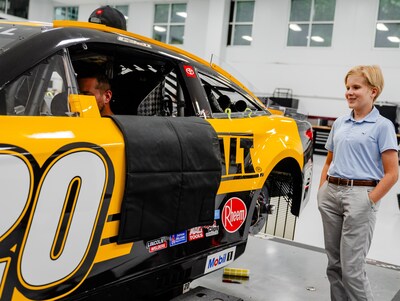 On Sunday, October 5, at the Charlotte Motor Speedway, the #20 DEWALT car will include a special dedication to St. Jude, co-branded with White Cap.