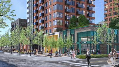 Rendering of the health care space dedicated in perpetuity to the Delta Hospital and Community Health Foundation. (CNW Group/Century Group)