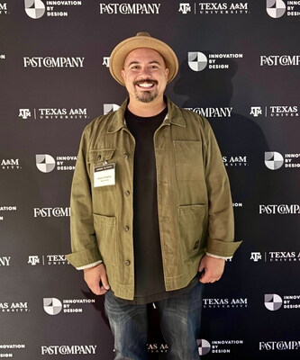 Isaiah Steinfeld at the Innovation by Design Awards Reception at Fast Company's Innovation Festival in New York City.