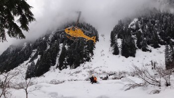 North Shore Rescue helicopter mission