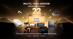 GEEKOM、22周年を祝う：「ミニPCといえば、GEEKOM」