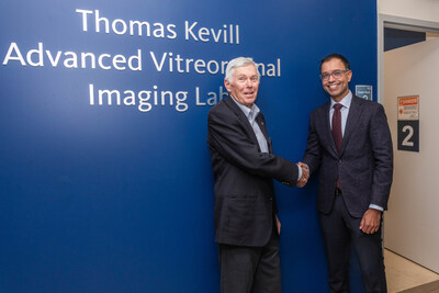 Mr. Thomas Kevill and Dr. Varun Chaudhary. (CNW Group/St. Joseph's Healthcare Foundation)