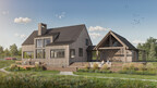Fall Brook Passive House rendering