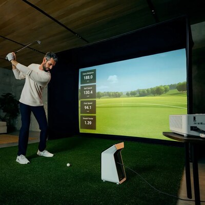 Golfers gather valuable data on how they hit their clubs using the Garmin Approach R50.