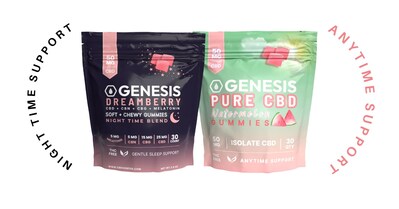 Genesis PURE CBD + Dreamberry CBD | Anytime Support vs. Night Time Support