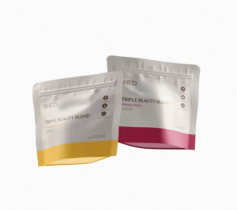 Shed Launches Triple Beauty Blend: A Three-in-One Supplement for Skin,  Hair, Joints, and Wellness