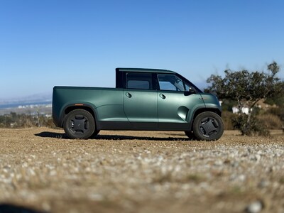 The TELO Truck is just 152 inches in length, the same length as a 2-door MINI Cooper