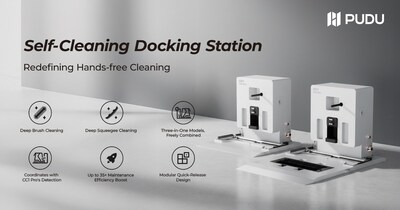 PUDU Self-Cleaning Docking Station for PUDU CC1 Series - Redefining Hands-Free Cleaning PUDU Self-Cleaning Docking Station for PUDU CC1 Series - Redefining Hands-Free Cleaning