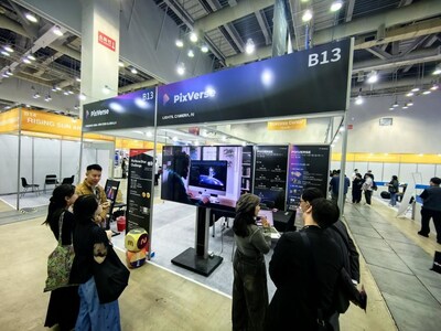 Pixverse Booth at Busan ACFM·InnoAsia (PRNewsfoto/PixVerse)