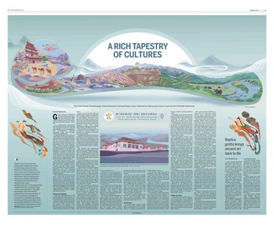 The eighth Silk Road (Dunhuang) International Cultural Expo will hold its opening ceremony at the international convention and exhibition center of Dunhuang. The eighth Silk Road (Dunhuang) International Cultural Expo will hold its opening ceremony at the international convention and exhibition center of Dunhuang.