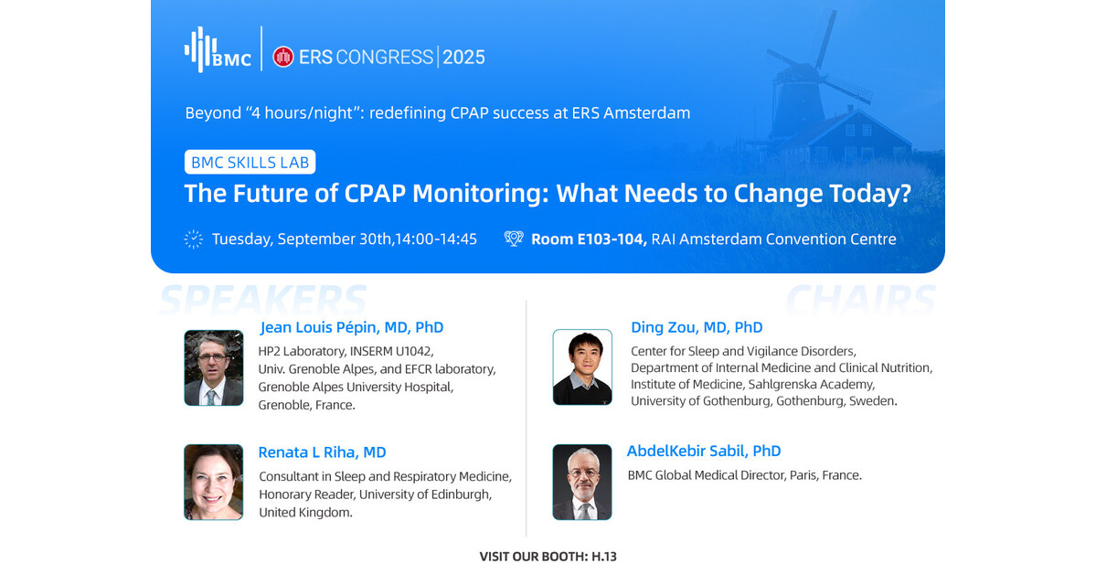 BMC Medical Showcases Innovations in Sleep and Respiratory Care at ERS 2025 in Amsterdam