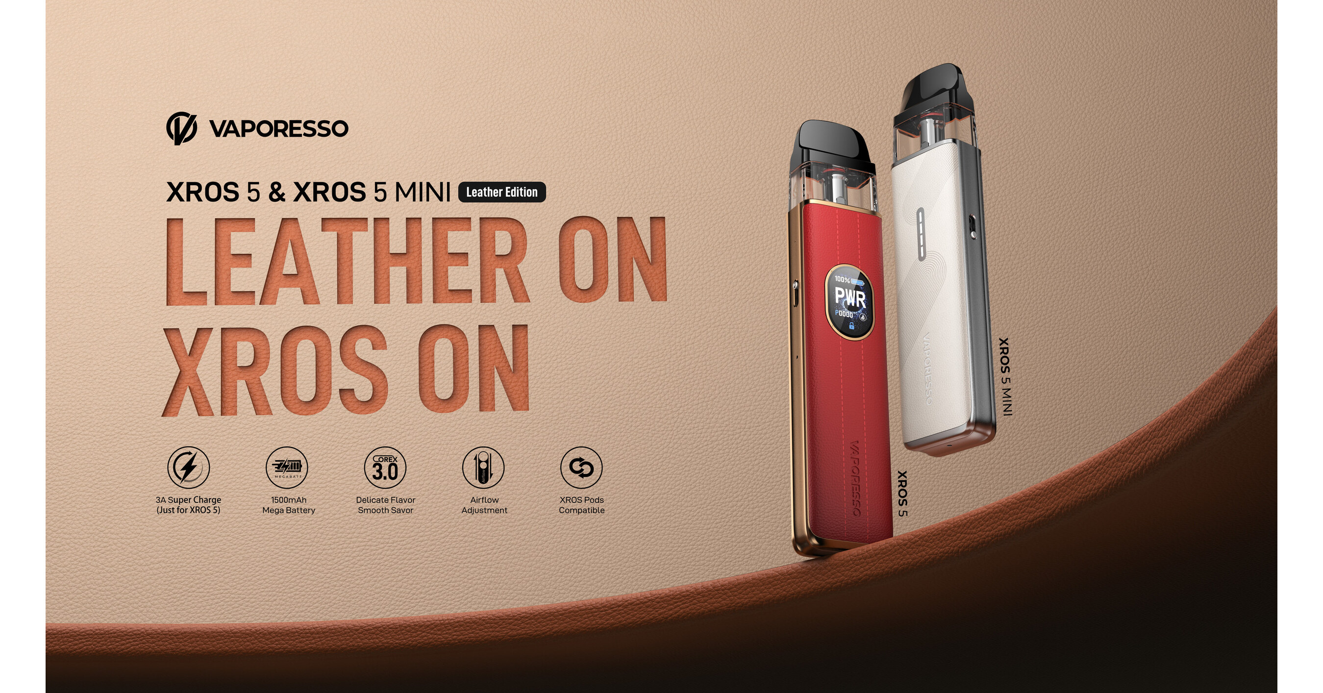 VAPORESSO's Decade of Innovation: Elevating Vaping Aesthetics with the XROS  5 Series Special Edition