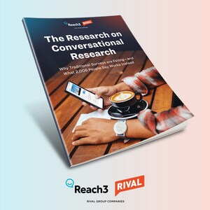 Conversational Research Delivers 8x Richer Responses, Shows New Data from Rival Technologies and Reach3 Insights