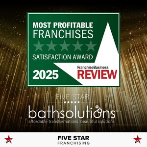 Franchise Business Review names Five Star Bath Solutions among Most Profitable Franchises of 2025