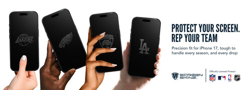 Screen Skinz officially licensed premium screen protectors are now available for the iPhone 17 series.