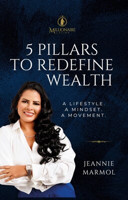 Miami-based financial services professional and first-generation wealth builder Jeannie Marmol launches her new book “Millionaire Latina: 5 Pillars to Redefine Wealth.” Marmol describes the five pillars as a framework that guides readers from surviving and thriving modes to a strategy that has purpose, power, and clarity.