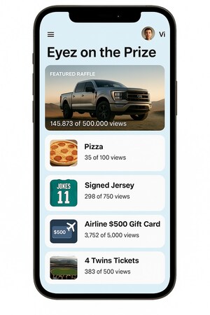 Eyez on the Prize™ Files Patent to Reinvent Sweepstakes Advertising with Verified Engagement Model